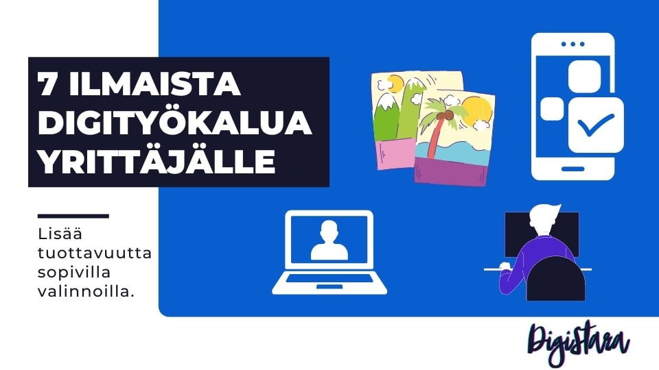 kokoelma digisovelluksia yrityskäyttöön